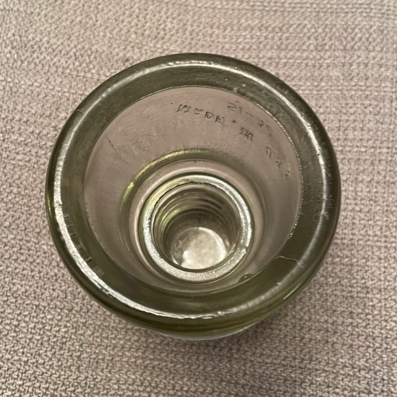 Vintage WHITALL TATUM No. 2 Clear Glass Conductor Insulator - Picture 4 of 8